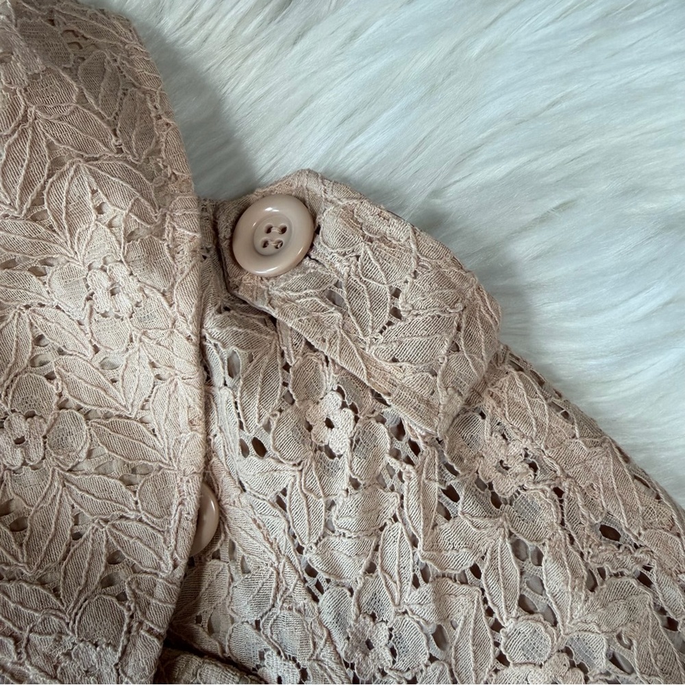 Piperlime Collection Lace Trench Coat - Picture 6 of 10